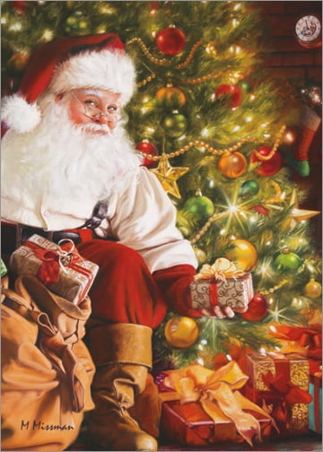 LPG Greetings Santa's Surprise: Mark Missman Box of 18 Christmas Cards - Walmart.com